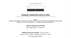 Desktop Screenshot of annmariandersson.se